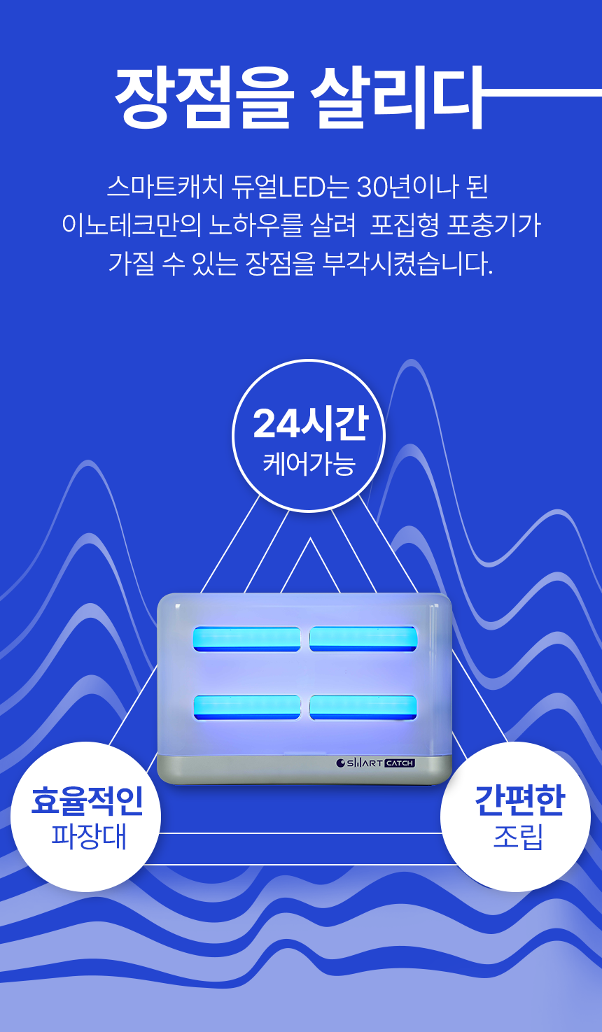 스마트캐치 듀얼 LED 장점