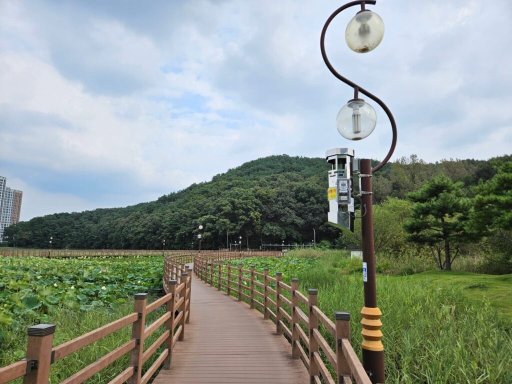 야외용 포충기 스마트키퍼 구미시 들성생태공원