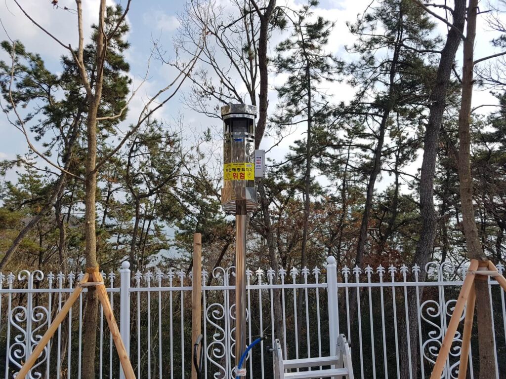 야외용 포충기 스마트키퍼 전남 장흥군 수문랜드야영장