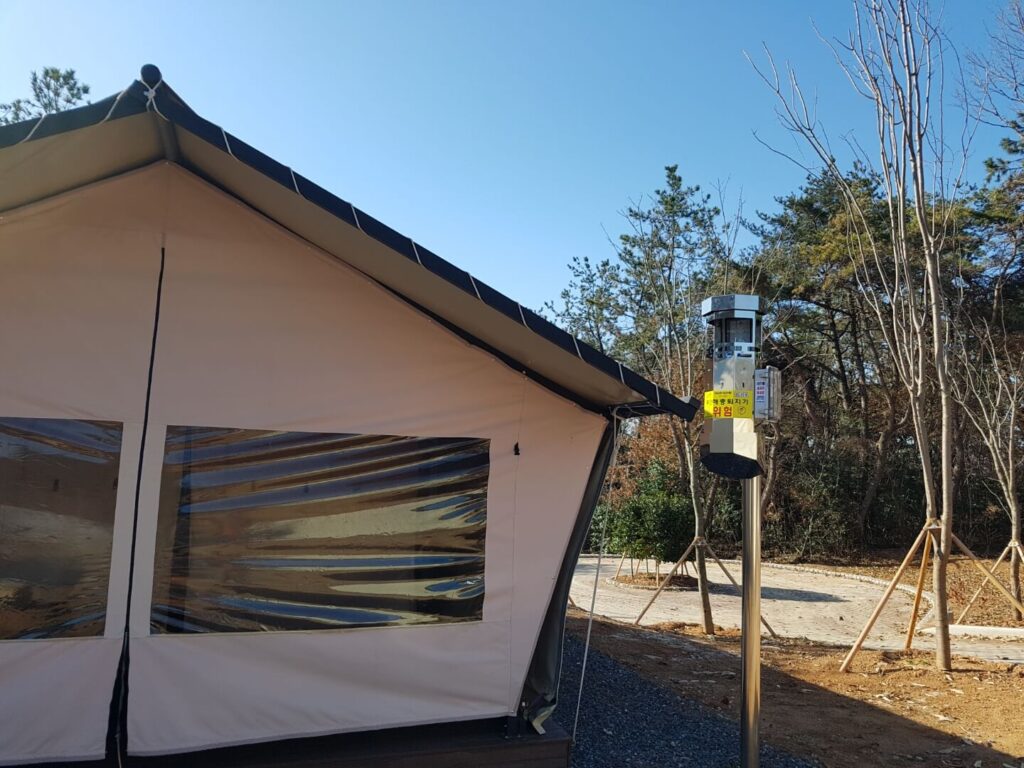 야외용 포충기 스마트키퍼 전남 장흥군 수문랜드야영장