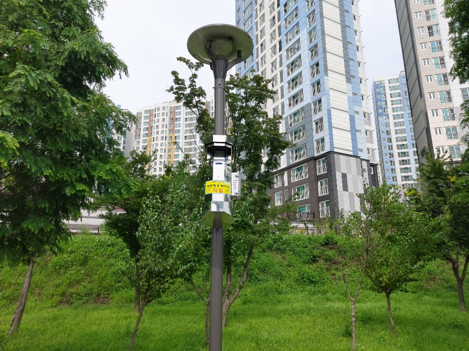 야외용 포충기 스마트키퍼 진주시 정촌면 수변공원
