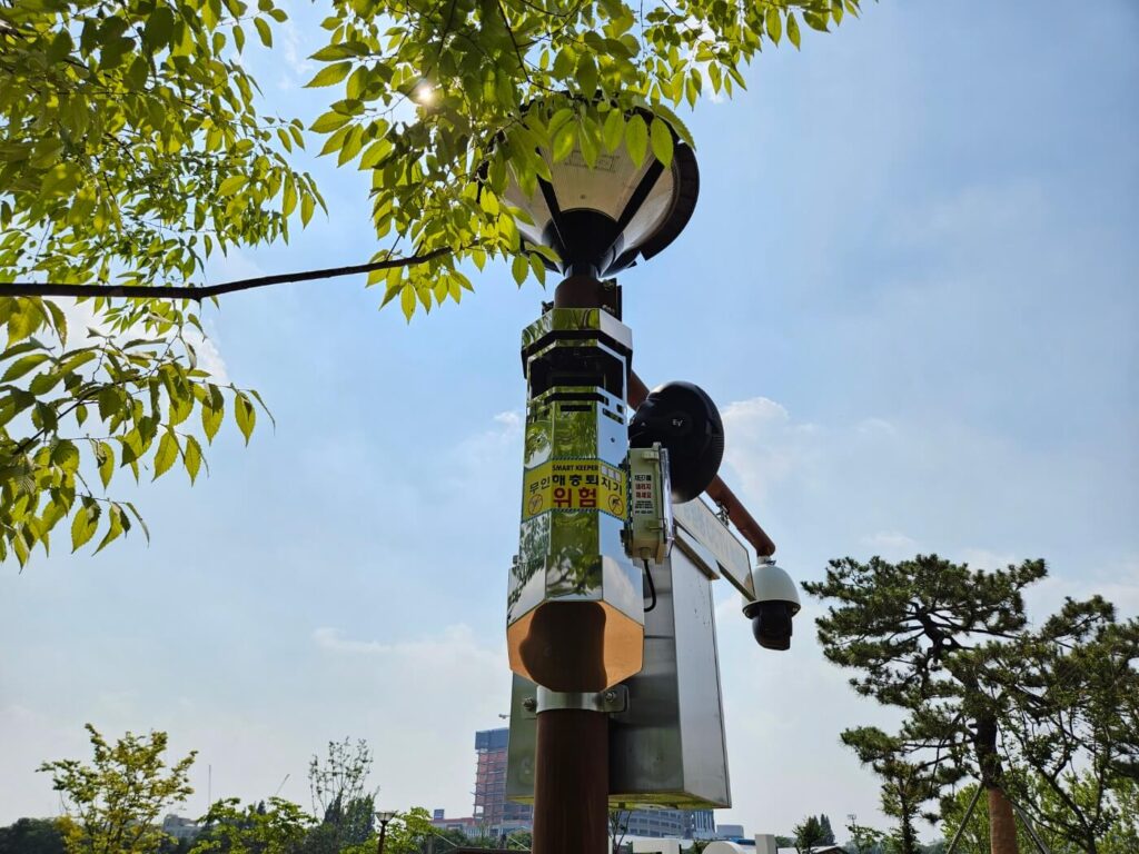야외용 포충기 스마트키퍼 천안시 성성호수공원