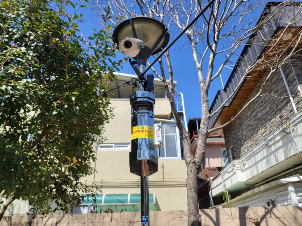 야외용 포충기 스마트키퍼 경남 창원시 합포성지어린이공원