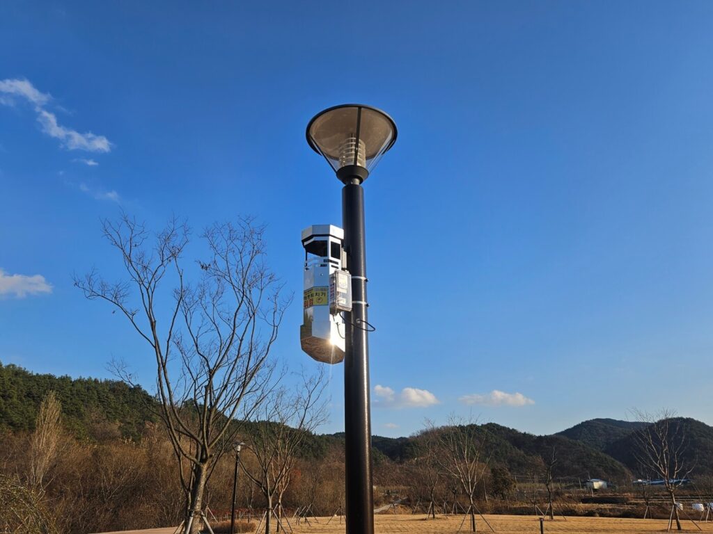 야외용 포충기 스마트키퍼 경북 의성군 조성지생태공원